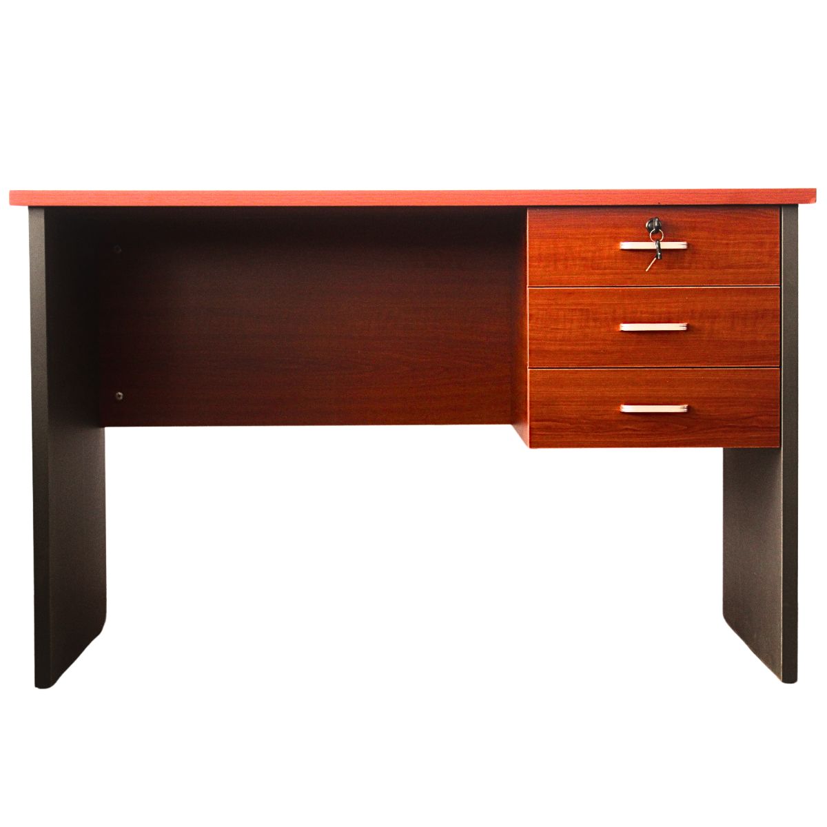 GENERICO - Escritorio Con 3 Cajones - 120x60 Cm Cedro