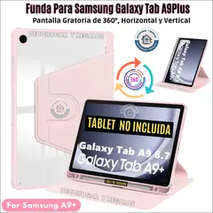 GENERICO - Funda Acrílica Giratoria 360° para Samsung Galaxy Tab A9 Plus de 11