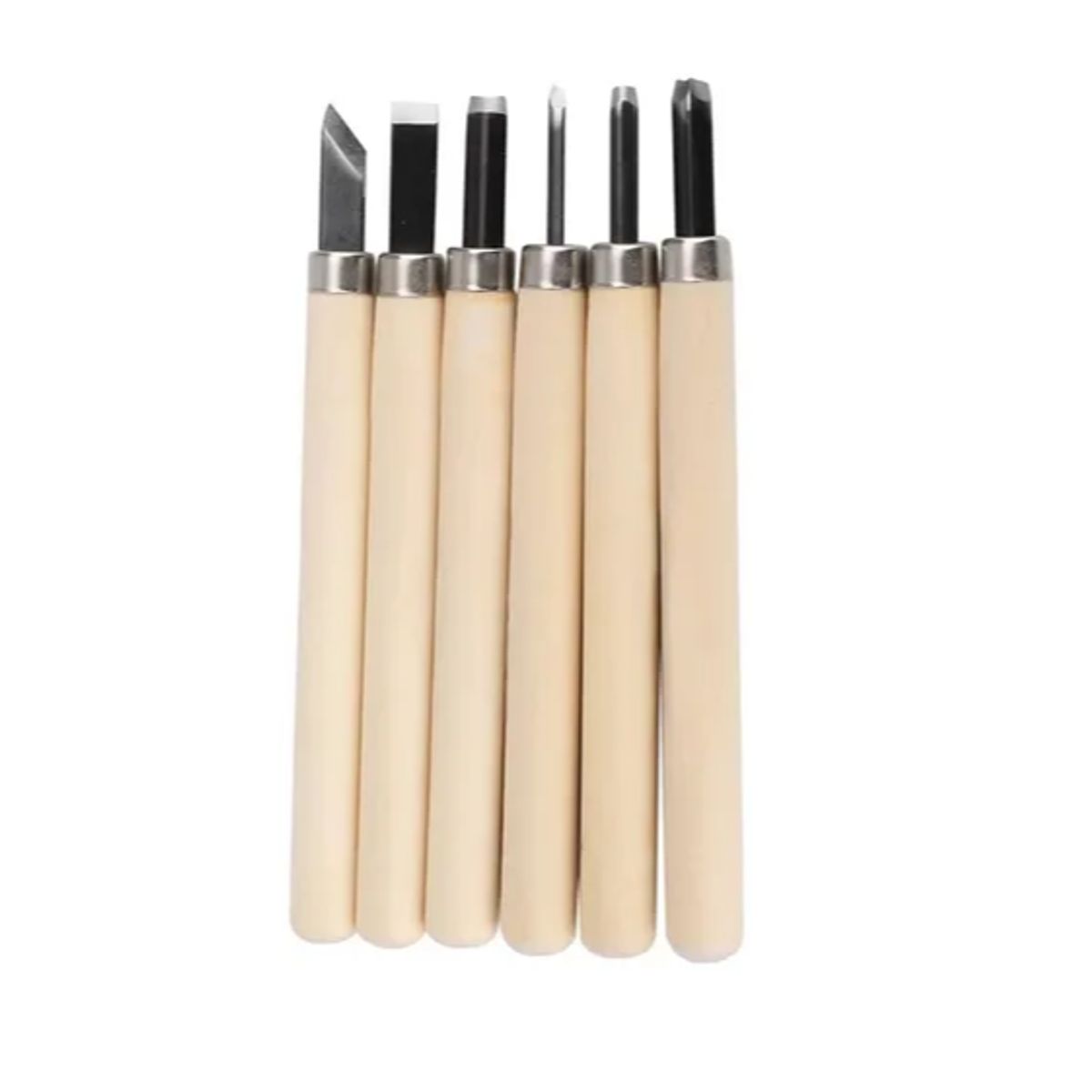 GENERICO - Juego De Cinceles Para Tallar Madera Cuchillos Tallar 6 Pcs