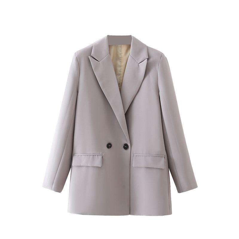 BLWOENS - Chaqueta formal para mujer -Gris.