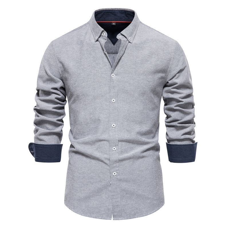 BLWOENS - Polerón con botones para Hombre - Gris.