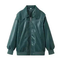 BLWOENS - Chaqueta sin gorro para mujer -Verde