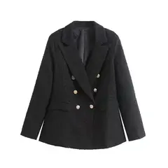 BLWOENS - Chaqueta formal para mujer -Negro