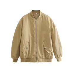 BLWOENS - Chaqueta sin gorro para mujer -Beige