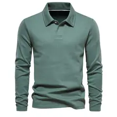 BLWOENS - Polerón cerrado manga larga para Hombre - Verde.