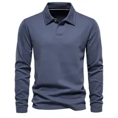 BLWOENS - Polerón cerrado manga larga para Hombre - Azul