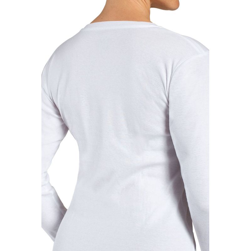 EVERSO - Pack3 Camiseta De Mujer Manga Larga De Algodón