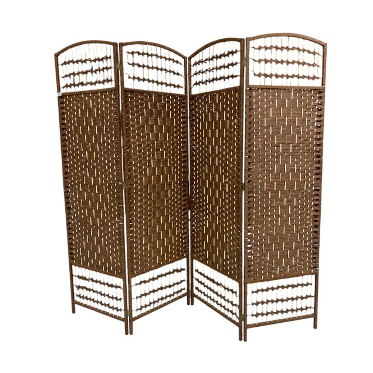 GENERICO - Biombo Separador de Ambientes 180cm*200cm 4 Paneles con Abertura superior