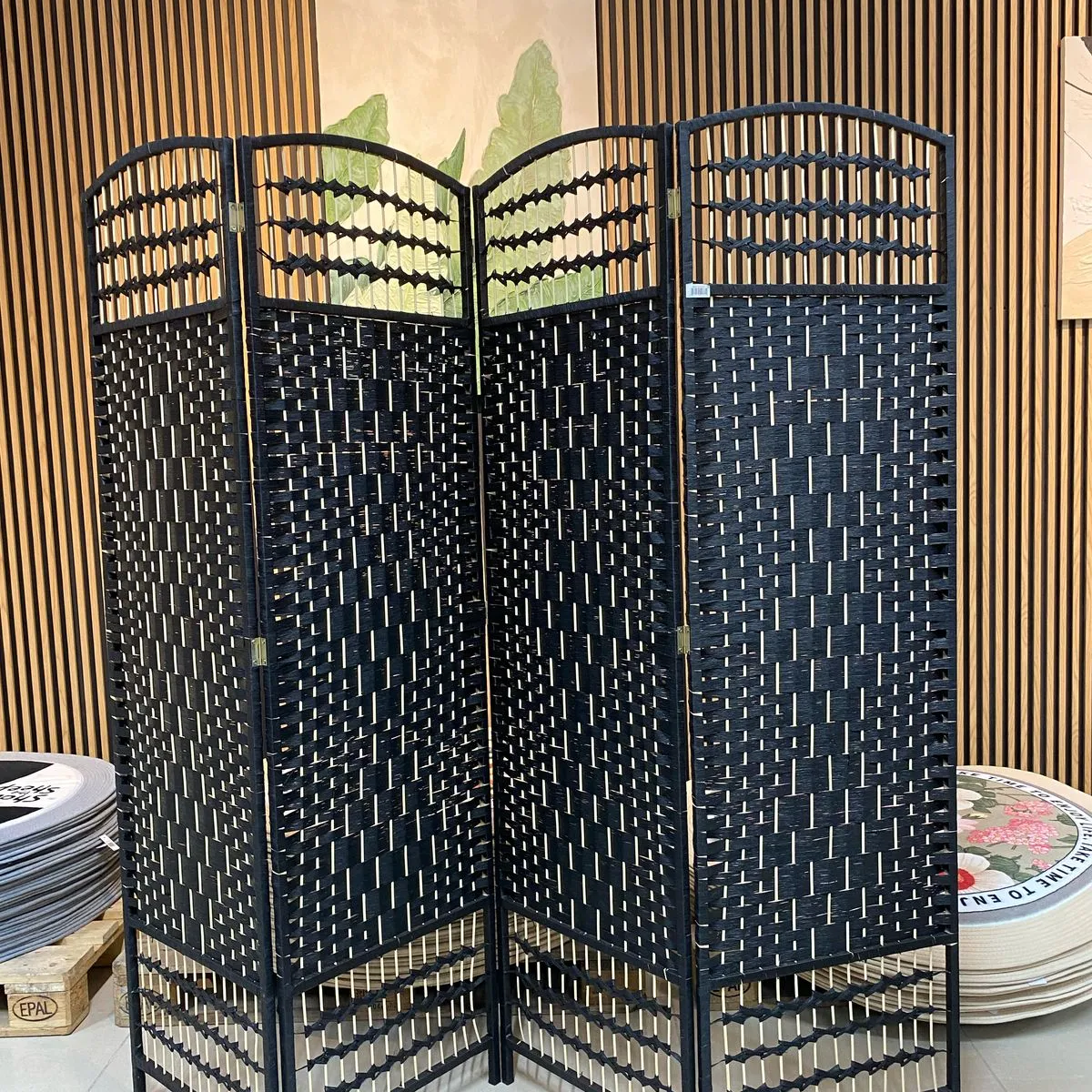 GENERICO - Biombo Separador de Ambientes 180cm*200cm de 4 Paneles