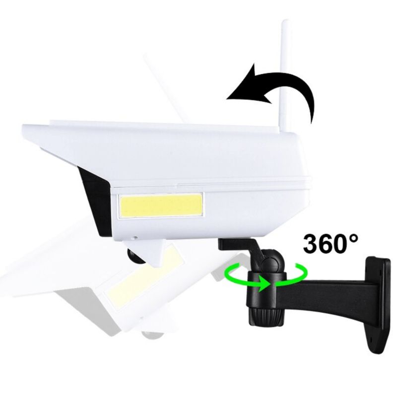 GENERICO - Foco Cámara de Seguridad Solar - 180W Luz Fría IP65