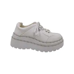 HERIEL - Zapatilla Blanca Plataforma Mujer