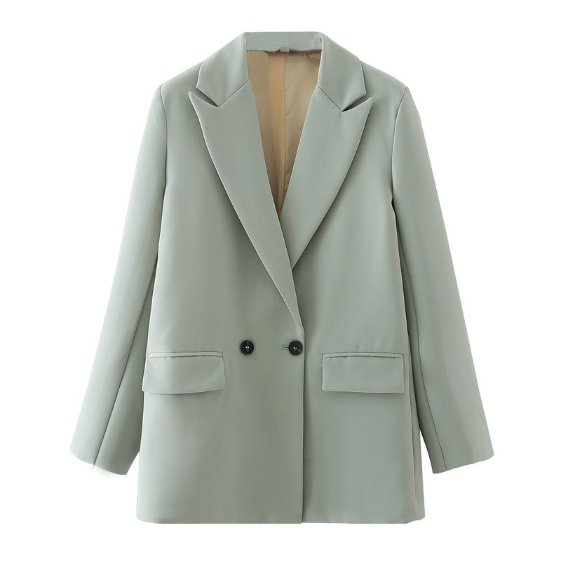 BLWOENS - Chaqueta formal para mujer -Verde