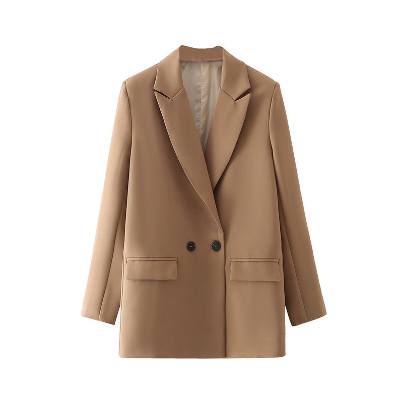 BLWOENS - Chaqueta formal para mujer -Café