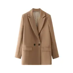 BLWOENS - Chaqueta formal para mujer -Café