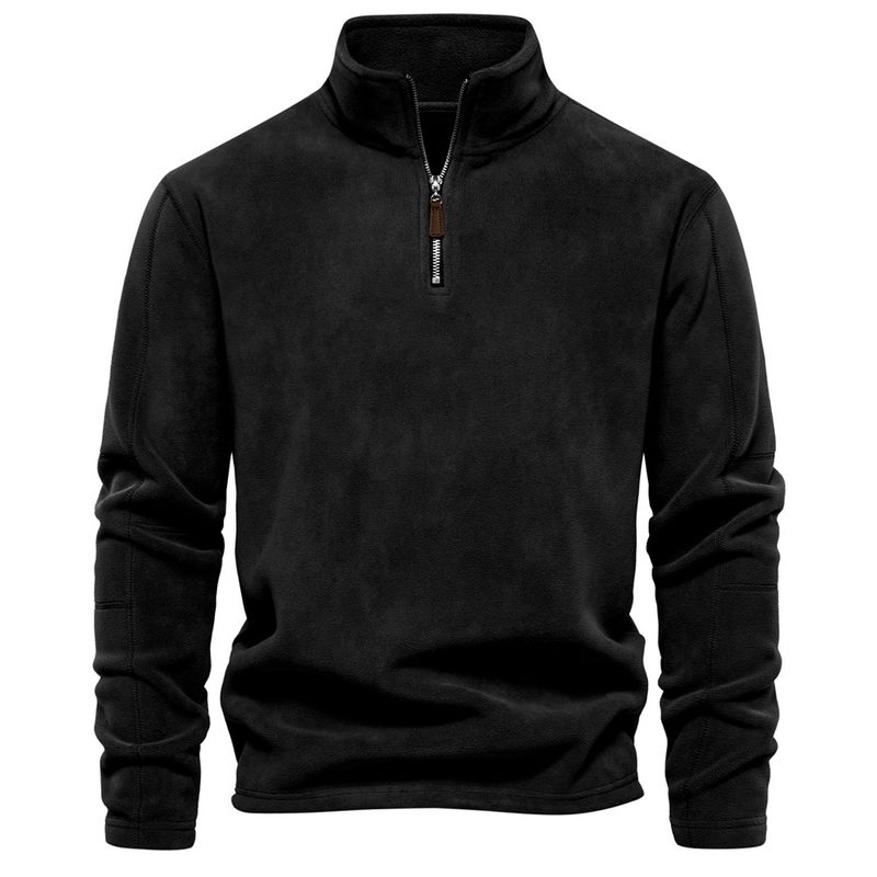 BLWOENS - Polerón micropolar para Hombre - Negro.