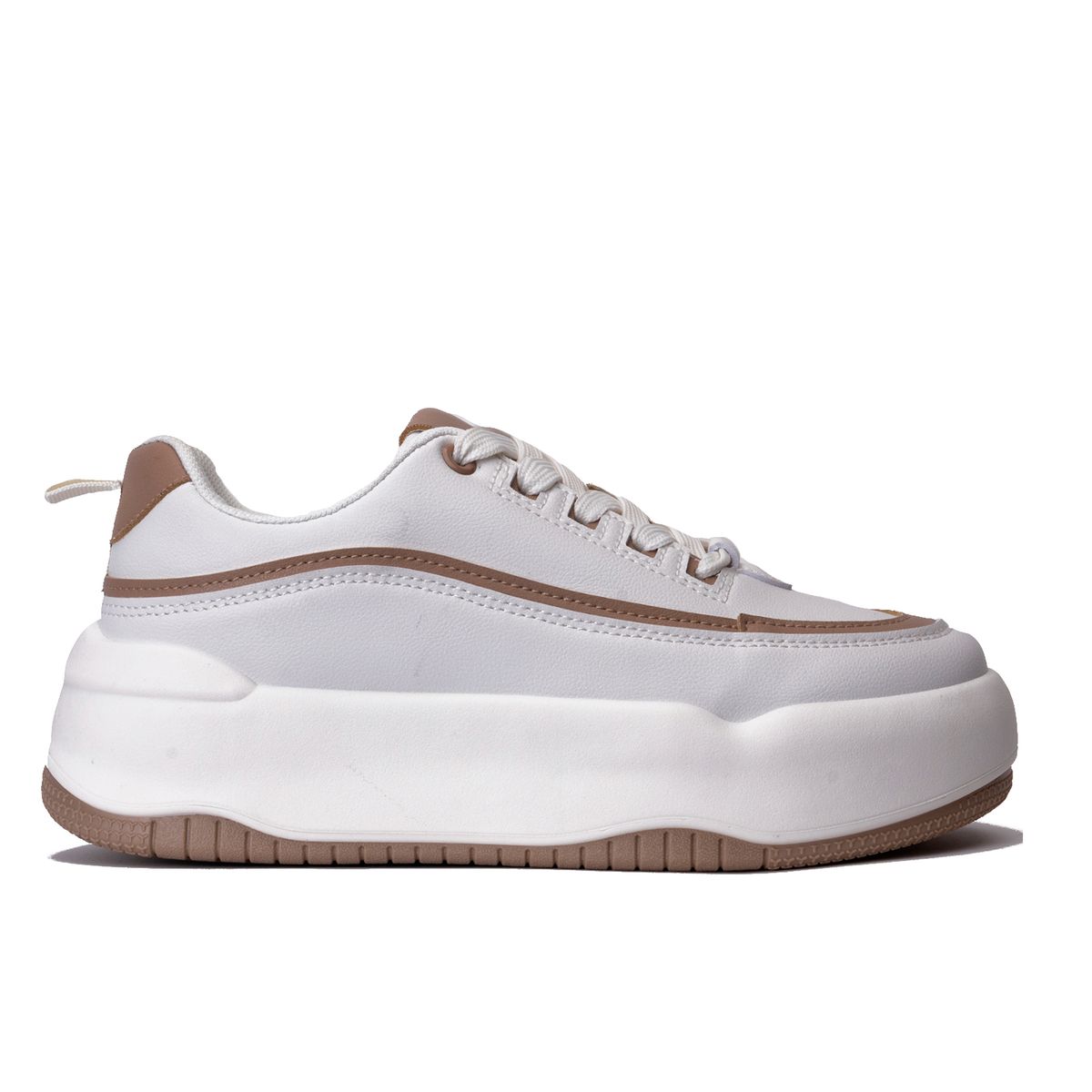 CHINITOWN - Zapatilla Urbana Mujer Beige Rosella Chinitown