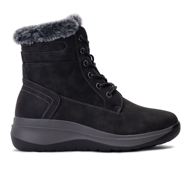 CHINITOWN - Botín Casual Mujer Gris Biwen Chinitown