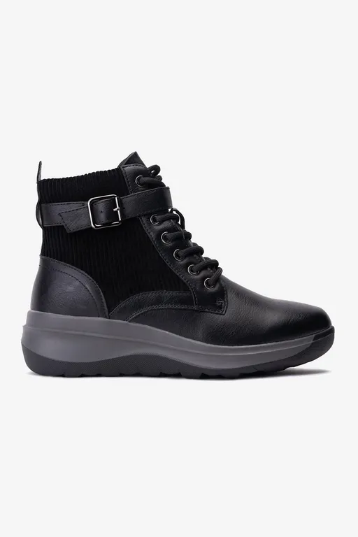 Botin Casual Mujer Negro Karissa Negro 35