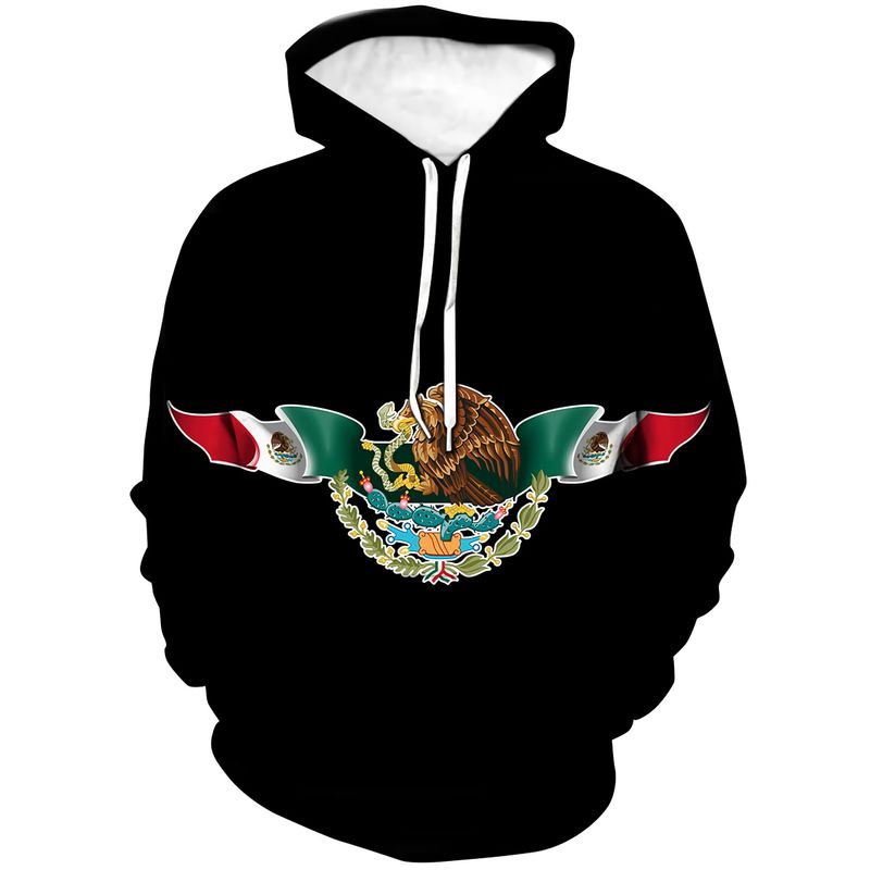 BLWOENS - Polerón con estampado para Hombre - Bandera México