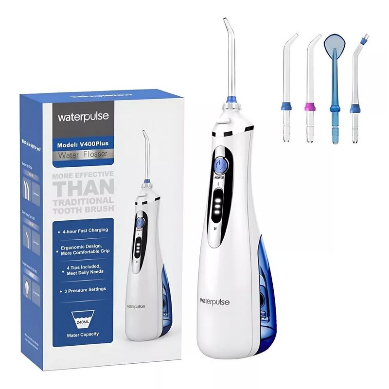 GENERICO - Irrigador Bucal Waterpulse V400 Plus Azul 220v
