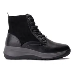 CHINITOWN - Botín Casual Mujer Negro Aurélie