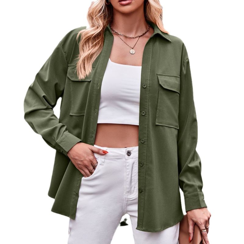 BLWOENS - Chaqueta para mujer - Verde.