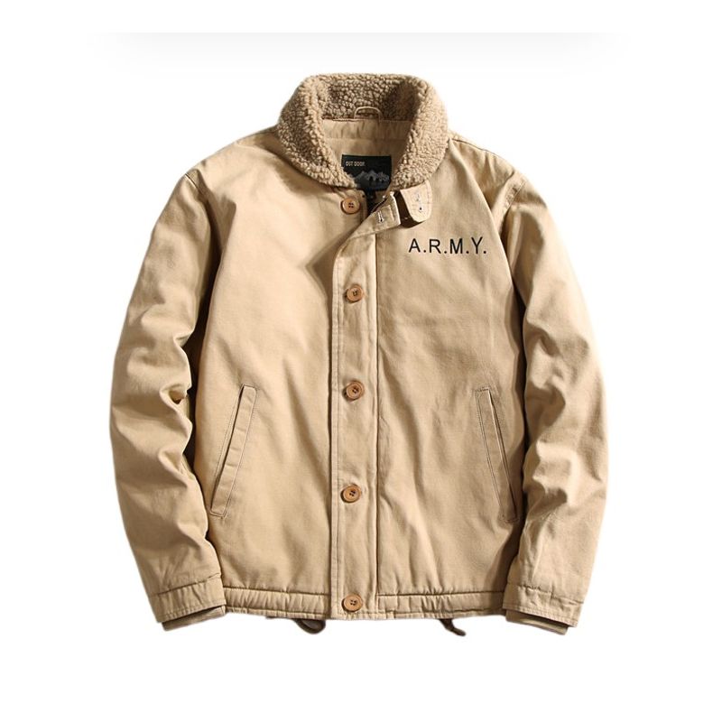 BLWOENS - Chaqueta de moda para hombres - Khaki