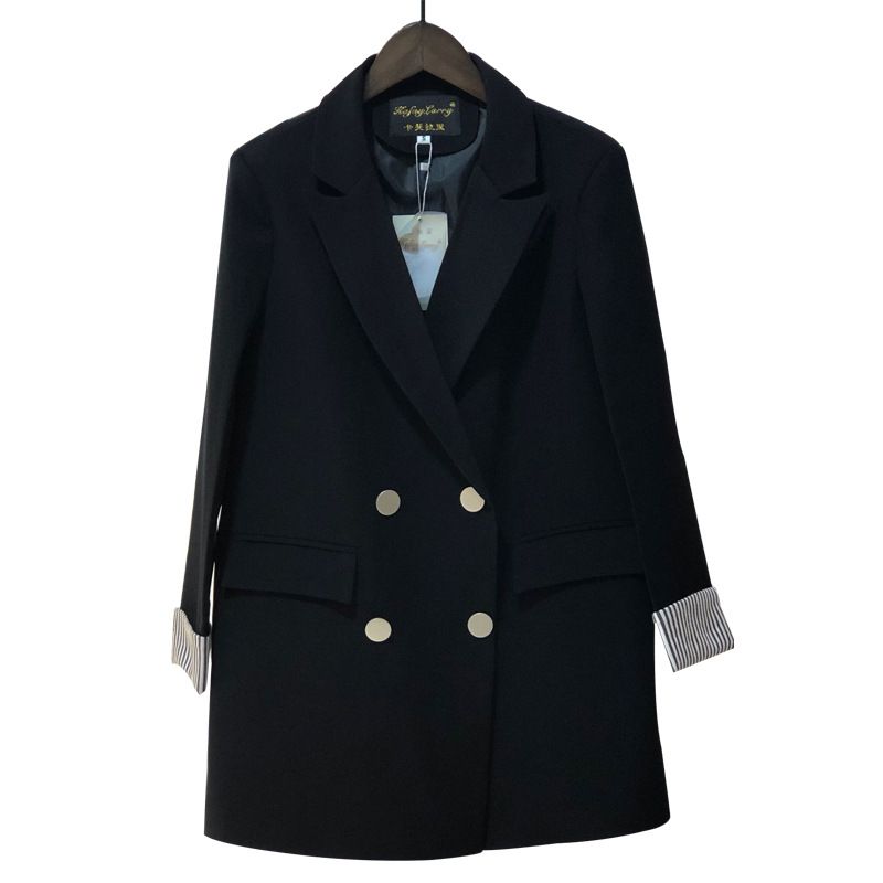 BLWOENS - Chaqueta de Poliéster casual para mujeres - Negro.