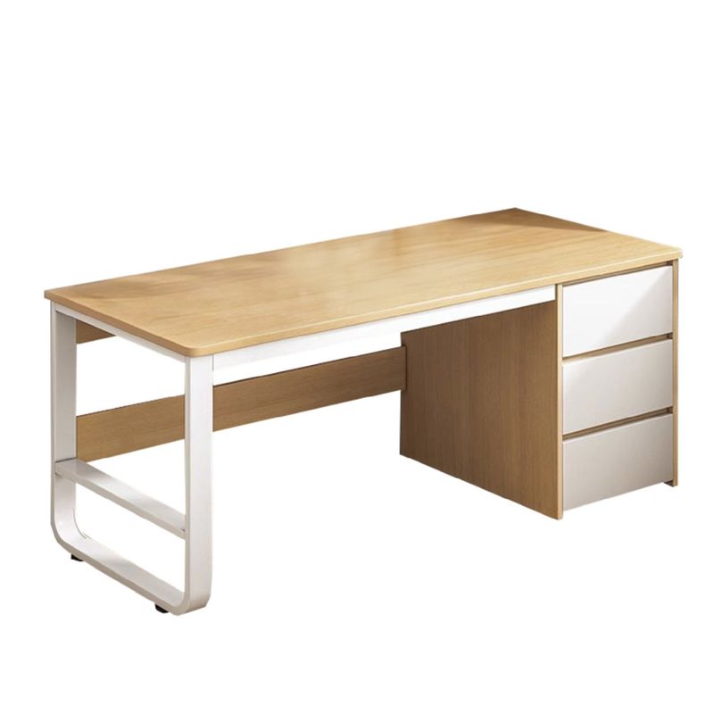 BE DESIGN - ESCRITORIO EJECUTIVO METAL BEIGE BLANCO
