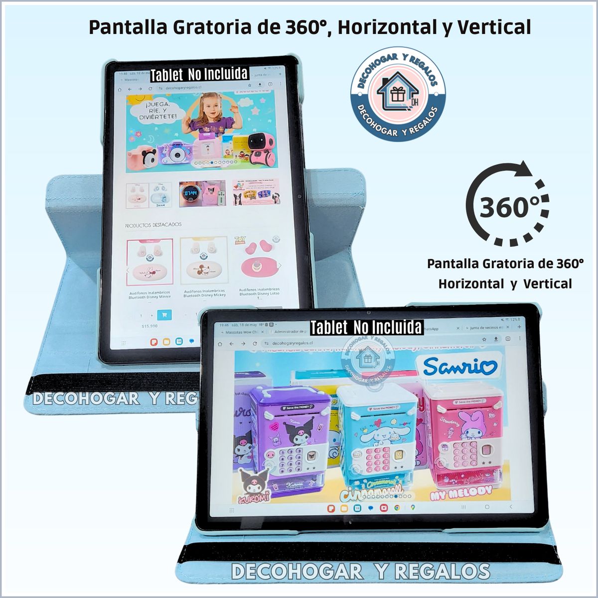 GENERICO - Funda CueroPU Giratoria 360° para Samsung Galaxy Tab A9 Plus de 11
