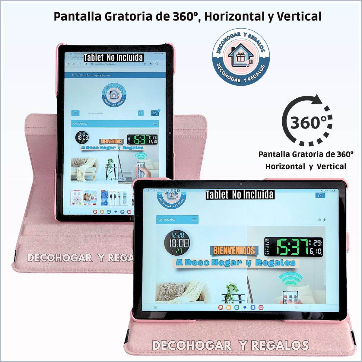 GENERICO - Funda CueroPU Giratoria 360° para Samsung Galaxy Tab A9 Plus de 11