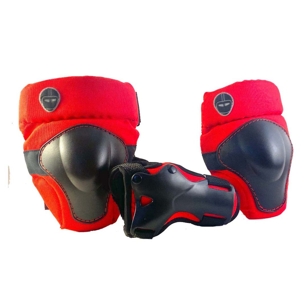 NUTCASE - SET DE 3 PROTECCIONES MULTISPORT NUTCASE - RED -3/5 AÑOS
