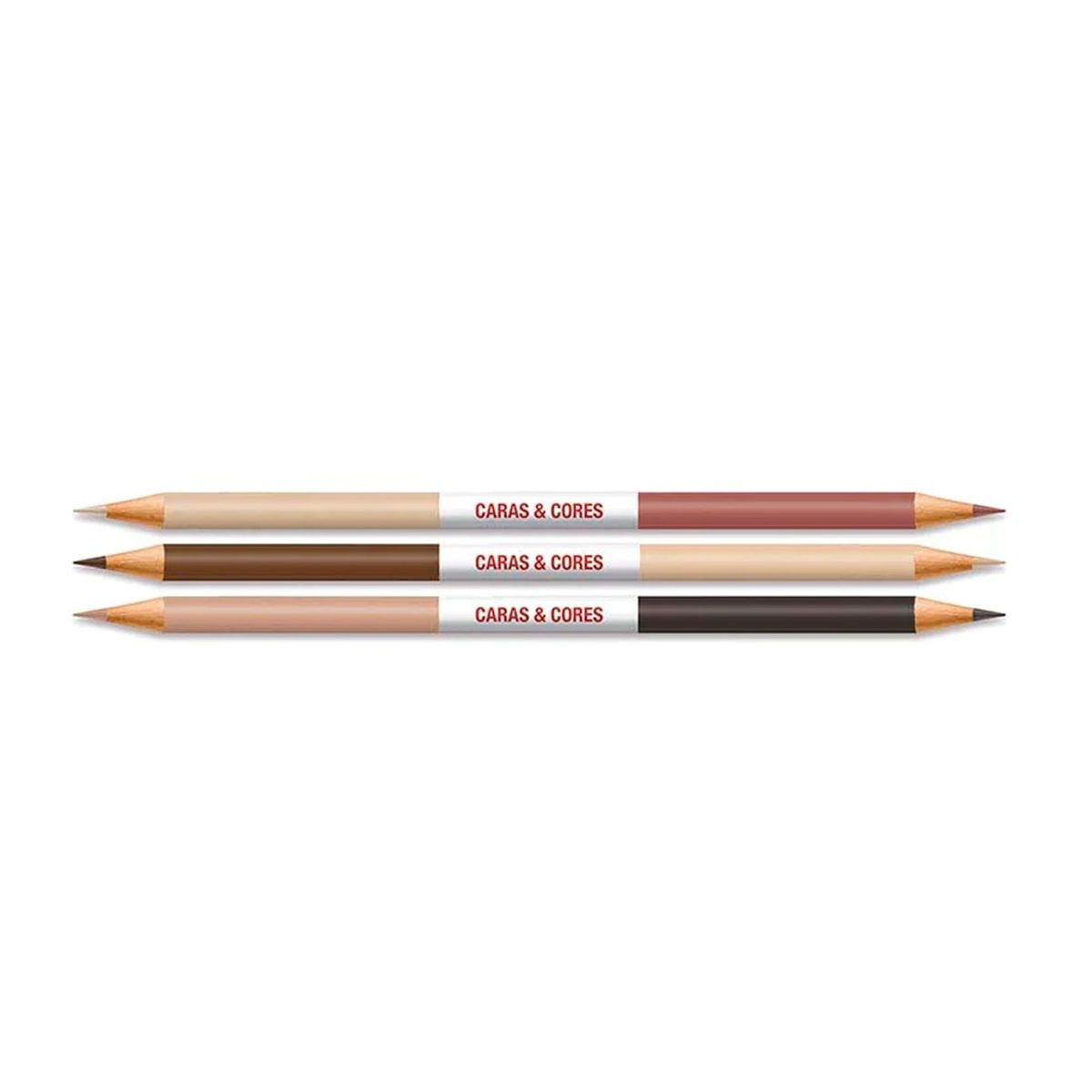 FABER-CASTELL - Lapices Faber-Castell Ecolápices 24+3bicolor Caras y Colores