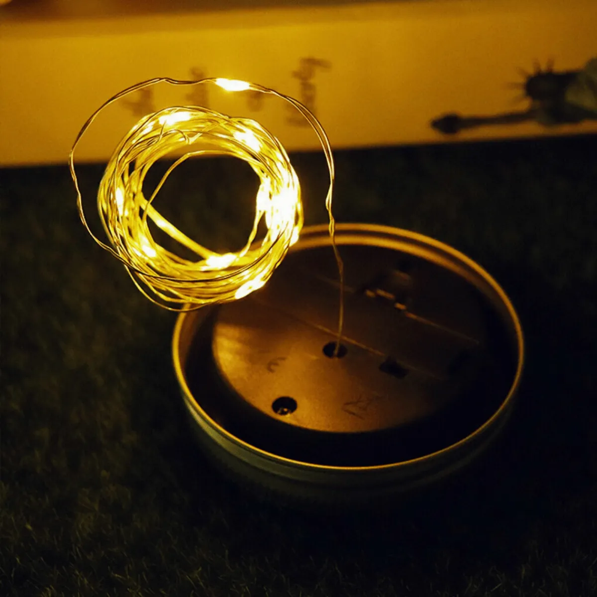 GENERICO - Frasco de Luces Hada Solar - Luz Cálida…