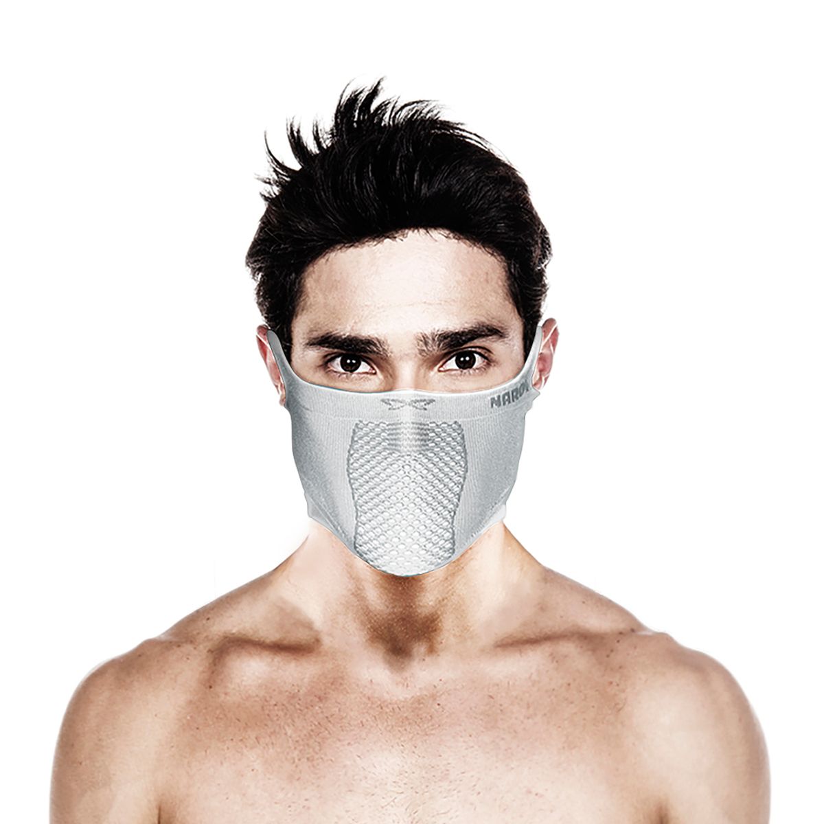 NAROO - Mascara Deportiva Slim-fit Sin Cuello Reversible X5s -blanco