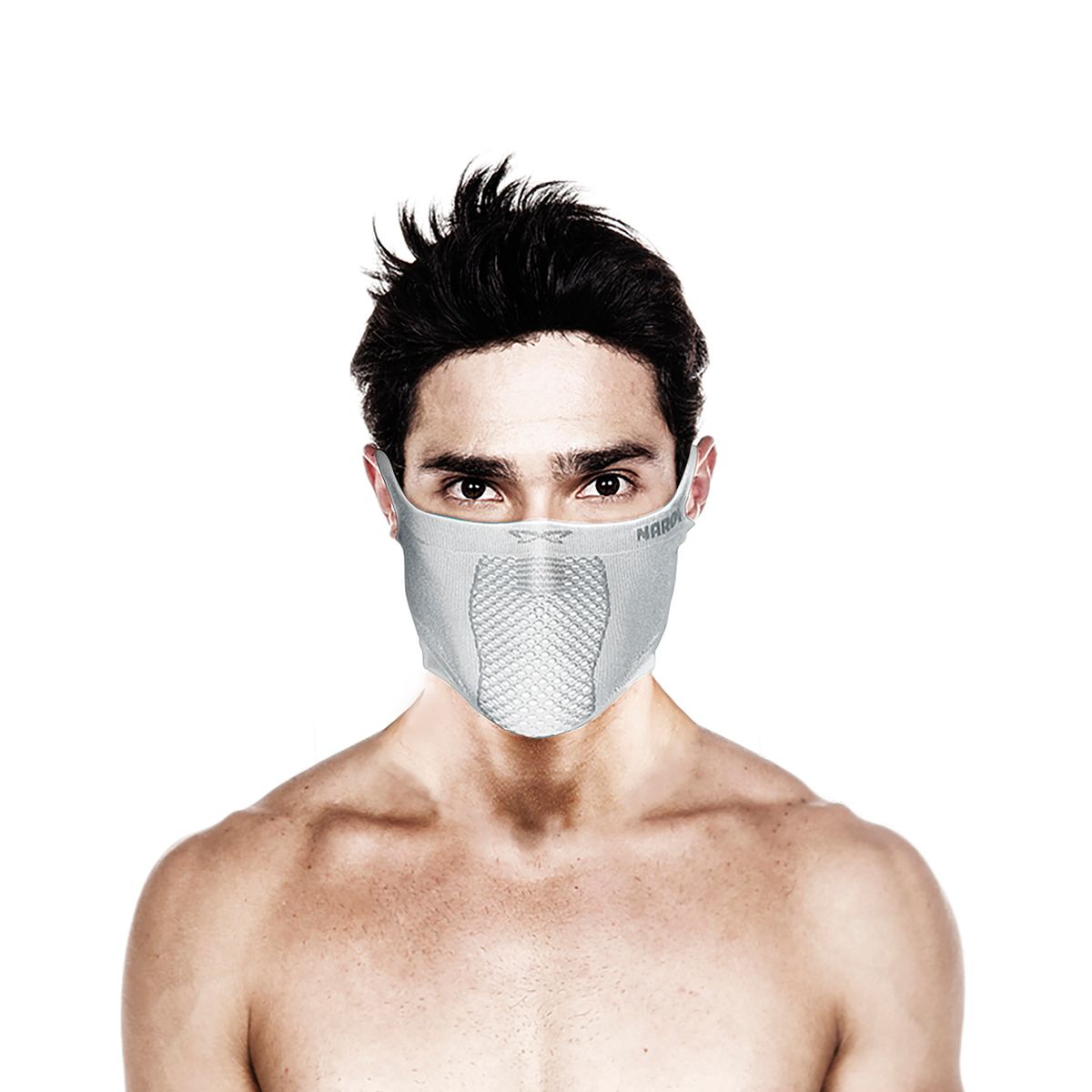 NAROO - Mascara Deportiva Slim-fit Sin Cuello Reversible X5s -blanco