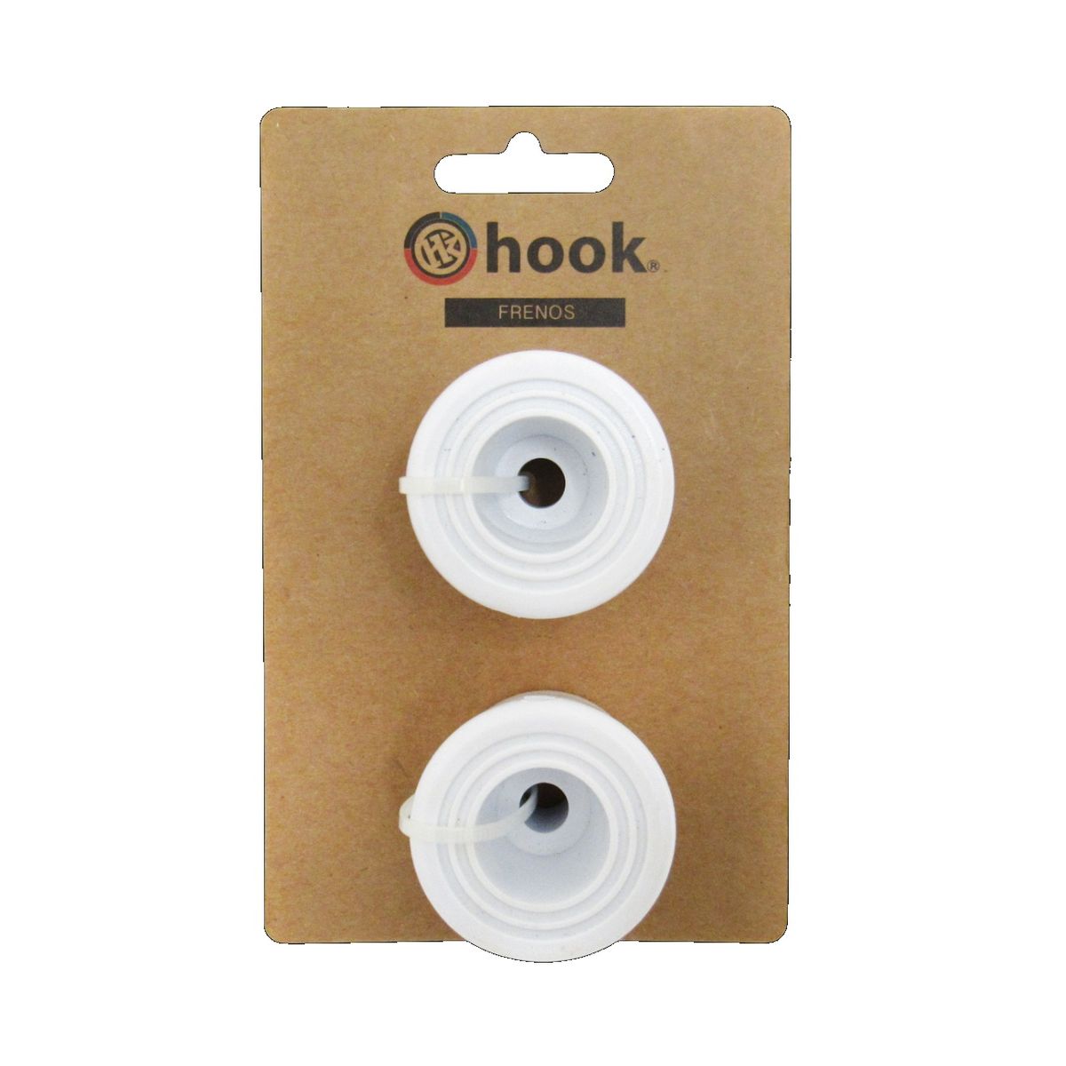 HOOK - Frenos Hook B-pw-172 para Patines School Blanco 2 Unidades