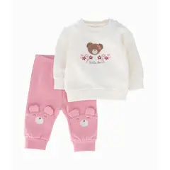 4KIDS - Buzo recién nacida con osito rosado 4 Kids