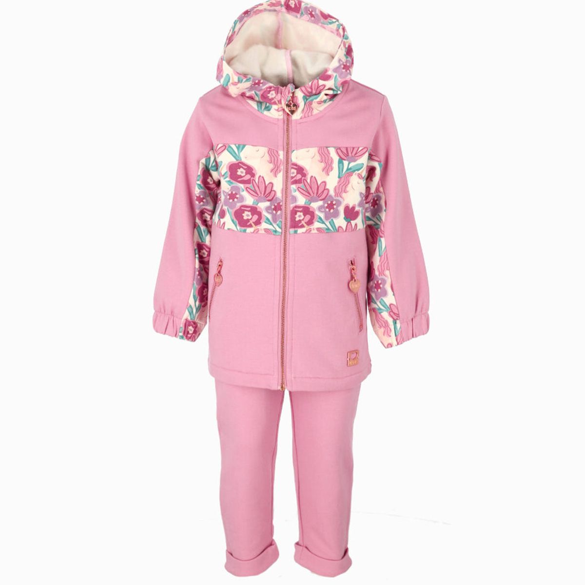 4KIDS - Buzo bebés con flores rosado 4 Kids