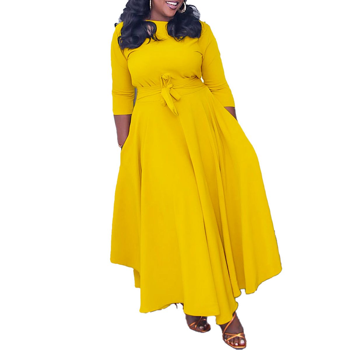 TIOZONEY - Vestido suelto para mujer