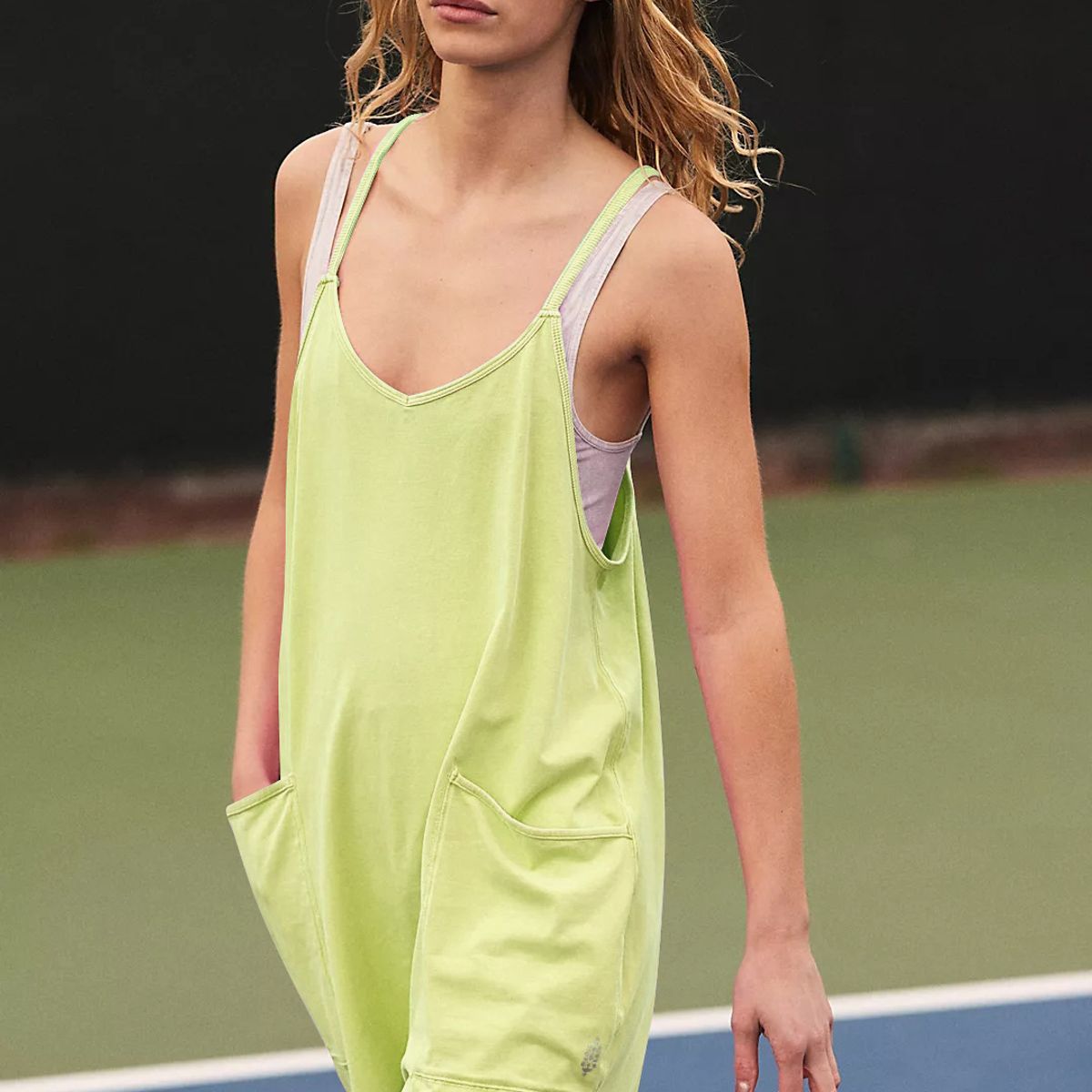 TIOZONEY - Mono Ancho con Tiras para Mujer