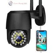 PUREPOWER - Cámara de seguridad para exteriores WiFi 1080p
