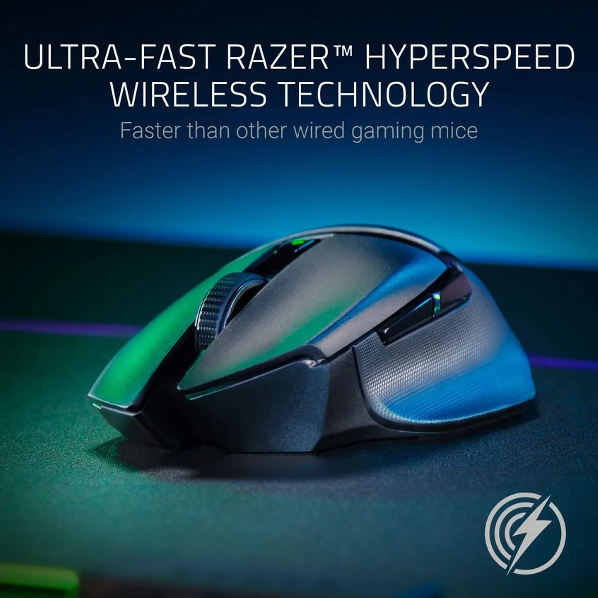 PUREPOWER - Mouse Gamer Razer Basilisk X Hyperspeed 16000 DPI
