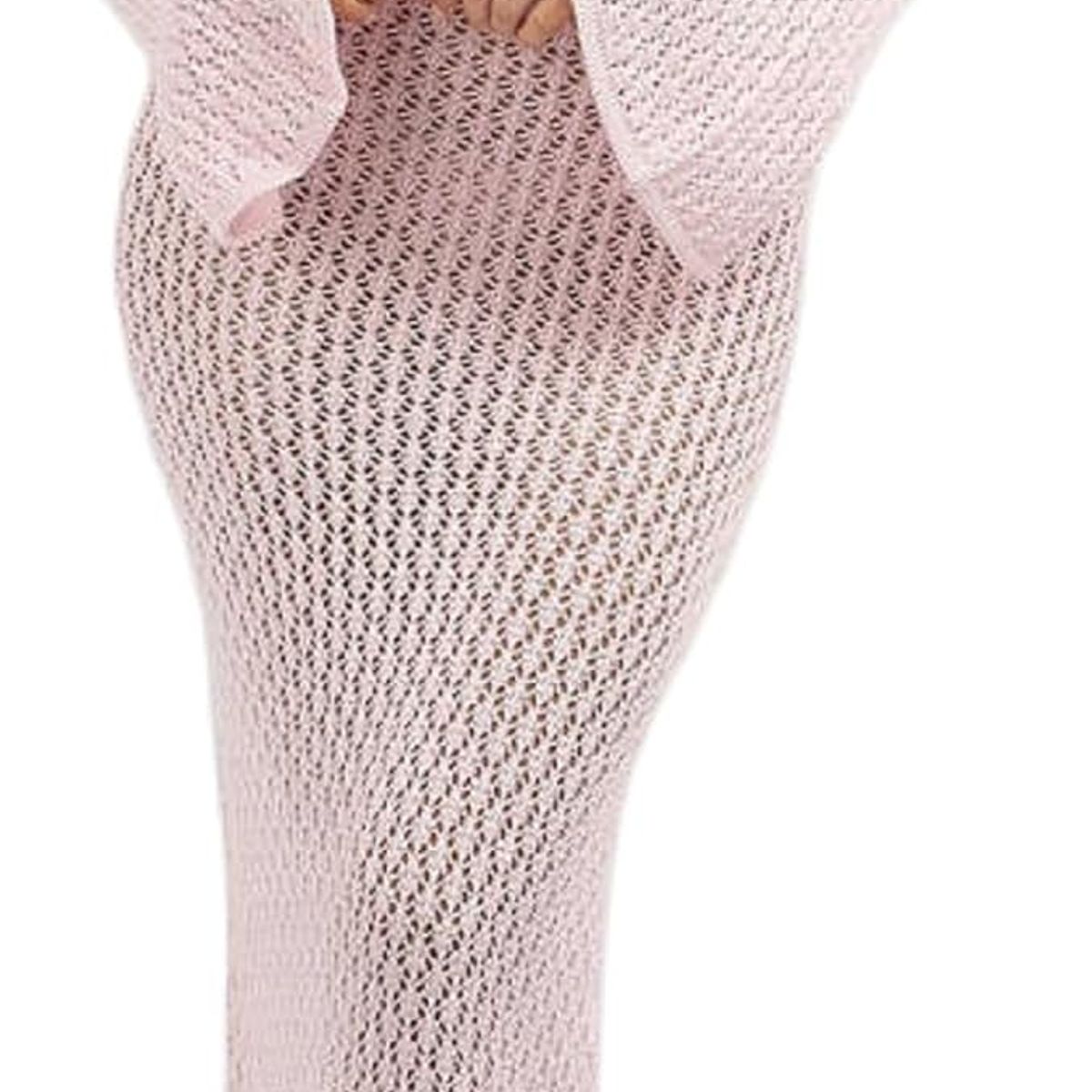 TIOZONEY - Vestidos largos de punto para mujeres - Rosado
