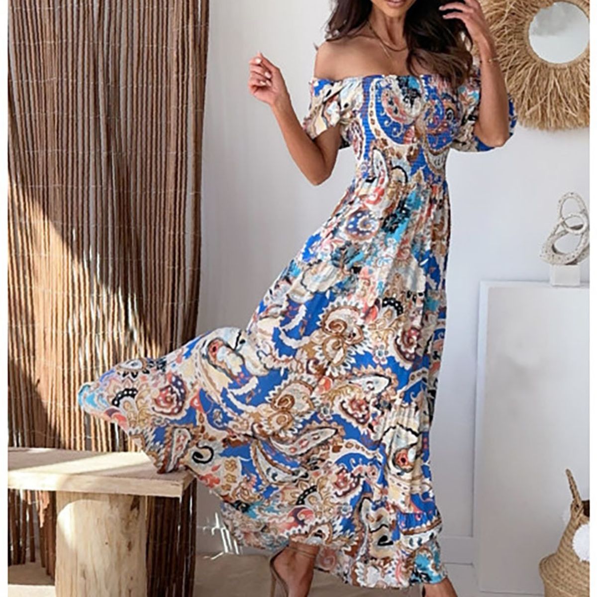 TIOZONEY - Vestido Largo Mujer