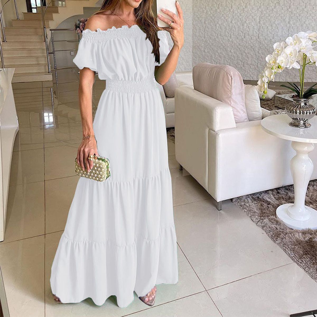 TIOZONEY - Vestido Largo Mujer