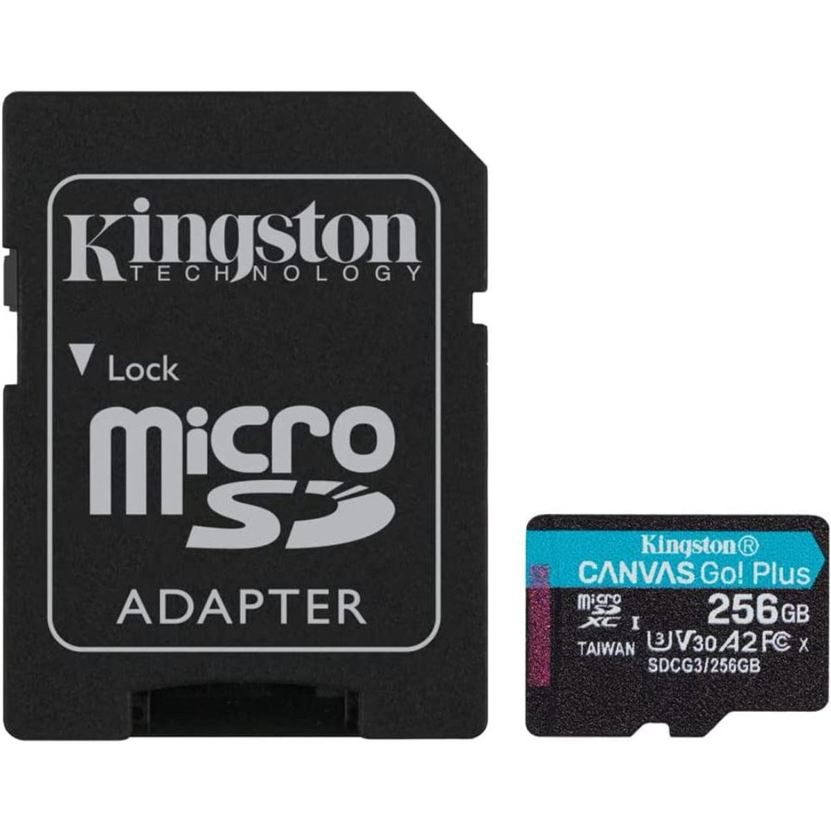 KINGSTON - Memoria Microsd CAdapt Go Plus 256gb - Negro