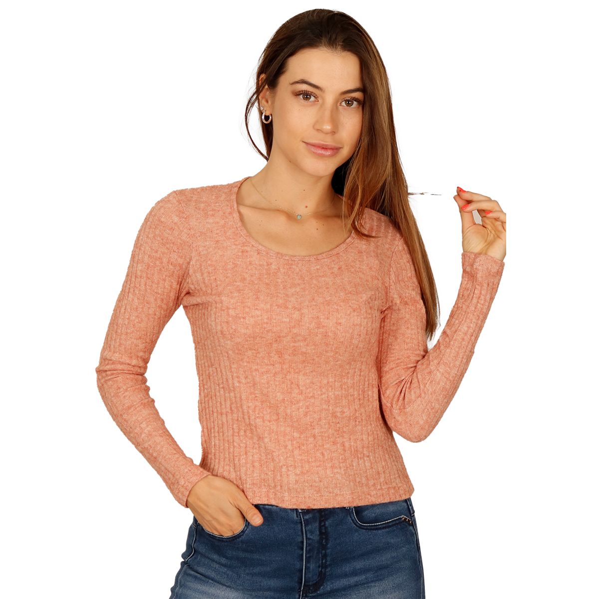 DIVINO JEANS - Polera Arlet I Rosado Divino Jeans