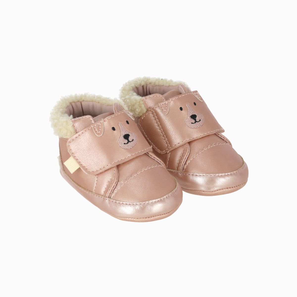 4KIDS - Botín recién nacida con perrito rosado 4 Kids