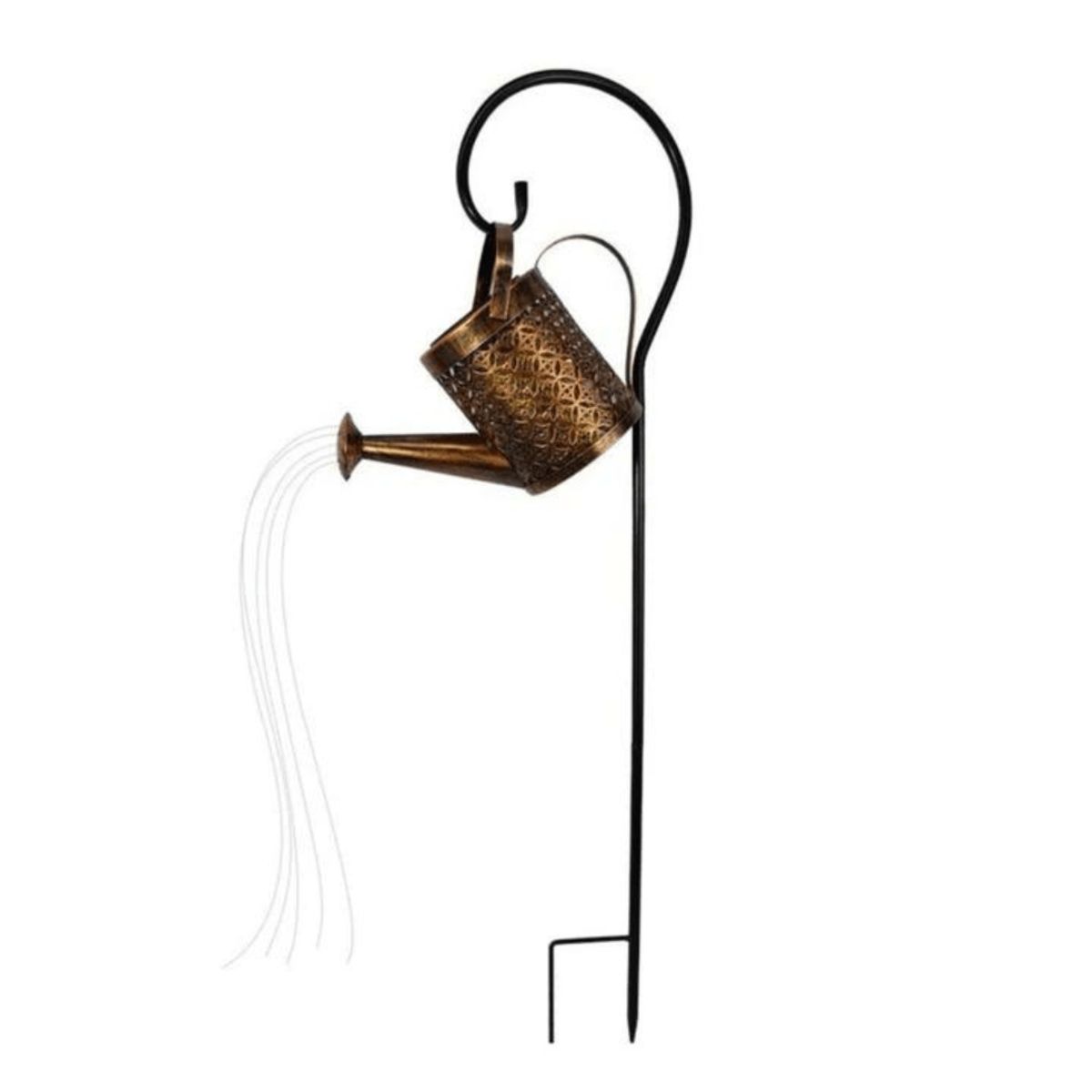 GENERICO - Regadera Solar Mandala - Luz Cálida IP65